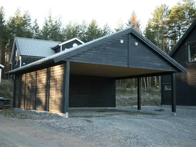 Färdigställd carport CD 65 hos kund