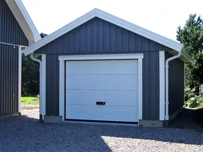 Färdigställt enkelgarage G 40 hos kund