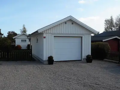 Färdigställt enkelgarage G 45 hos kund