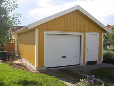 Färdigställt enkelgarage G 50 hos kund
