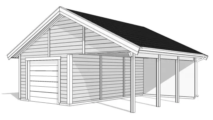 Garage och carport CG 75